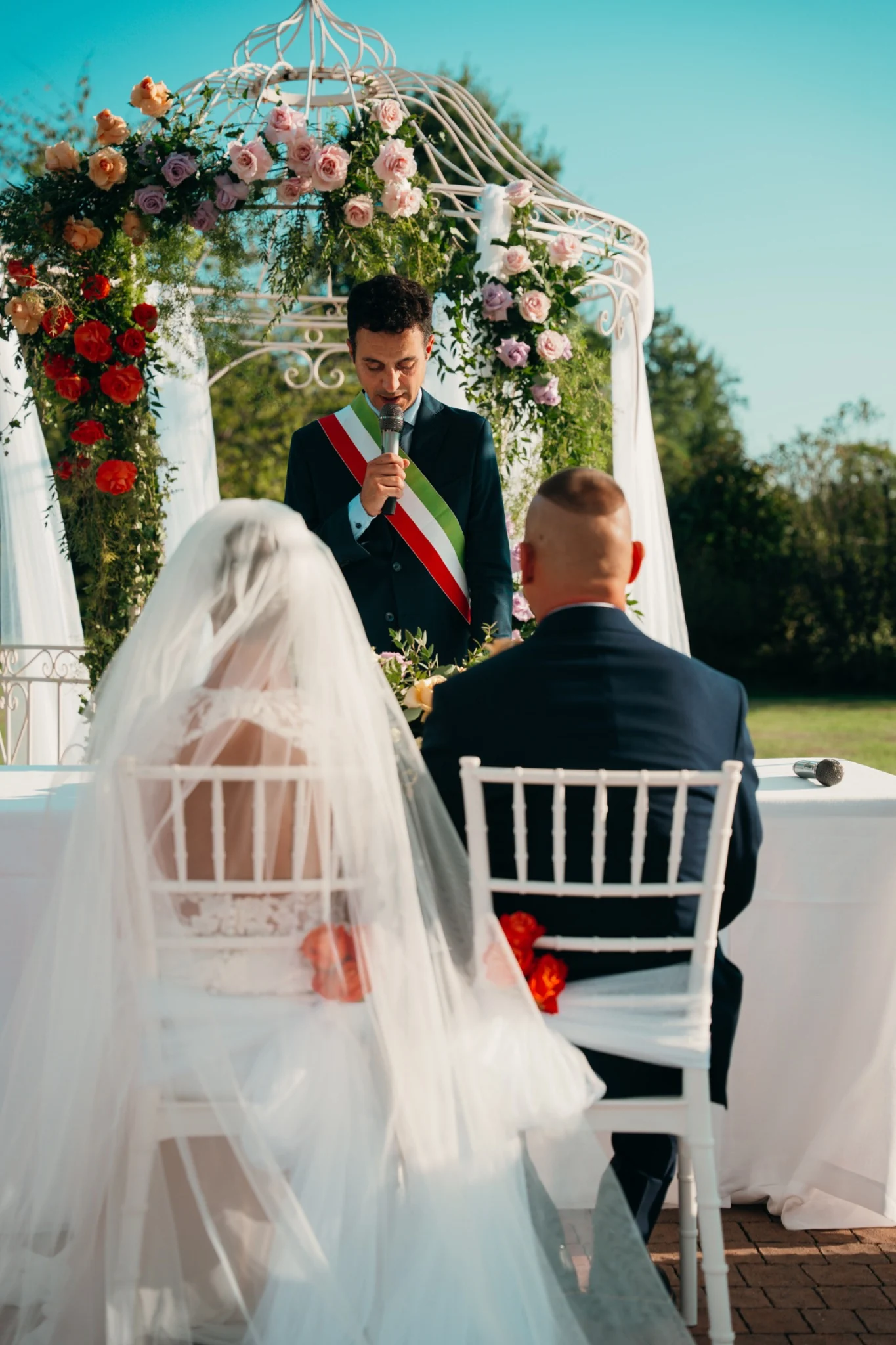 Dettaglio della cerimonia matrimoniale